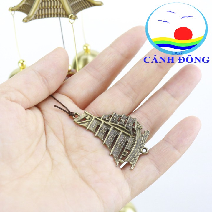 Chuông gió phong thủy thuận buồm xuôi gió 6 chuông thịnh vượng sang trọng