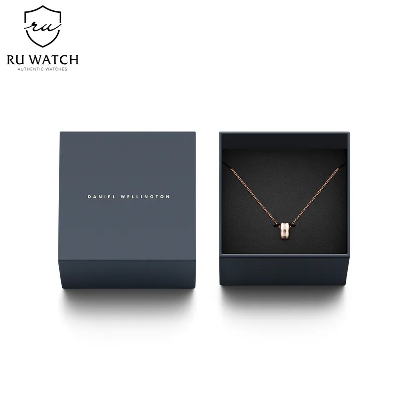 Dây chuyền Daniel Wellington Emalie Necklace màu vàng hồng DW00400153