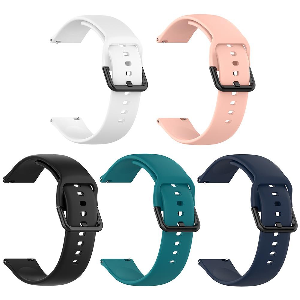 Silicone Adjustable Watchband Belt for Galaxy Watch Active 2 40mm 44mm L Environmental Protection