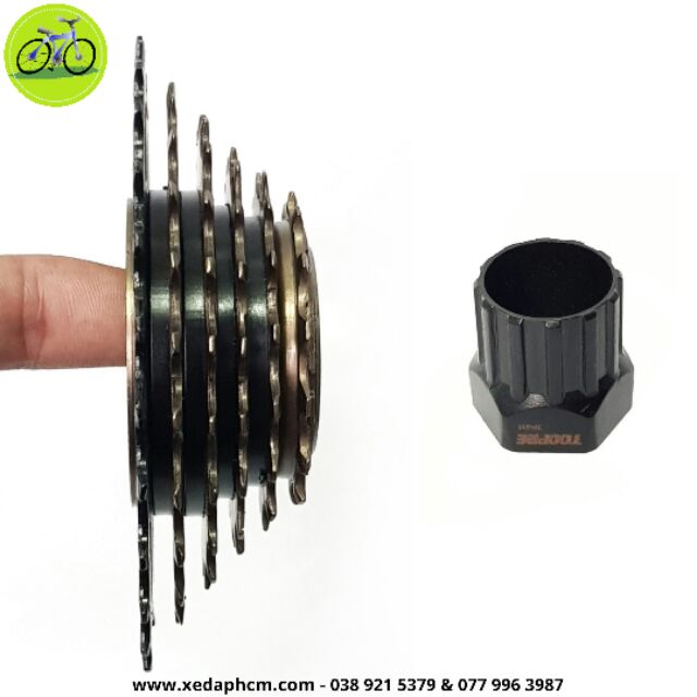 Combo líp xe đạp shimano 7 Shimano Và dụng cụ cảo tháo vặn líp xe đạp thể thao