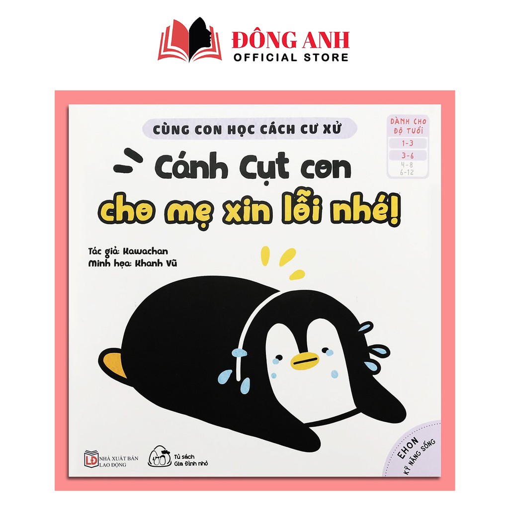 Sách - Combo 6 cuốn Ehon Cùng Con Học Cách Cư Xử dành cho bé 1-6 tuổi