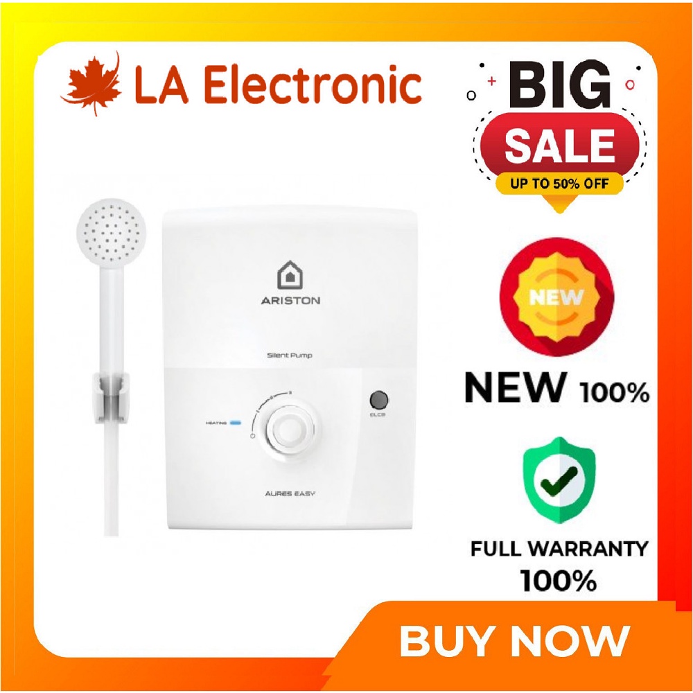 Máy Nước Nóng trực tiếp Ariston Aures Easy 4.5P có bơm - Aures Easy 3.5 không bơm
