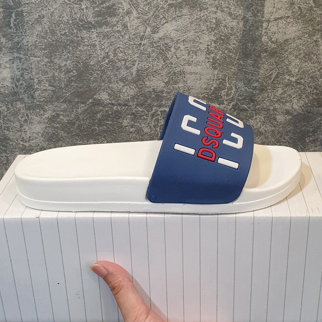 Dép nam quai ngang chống trượt DSQ2022 nhiều màu -dép nam đế cao bản mới êm chân