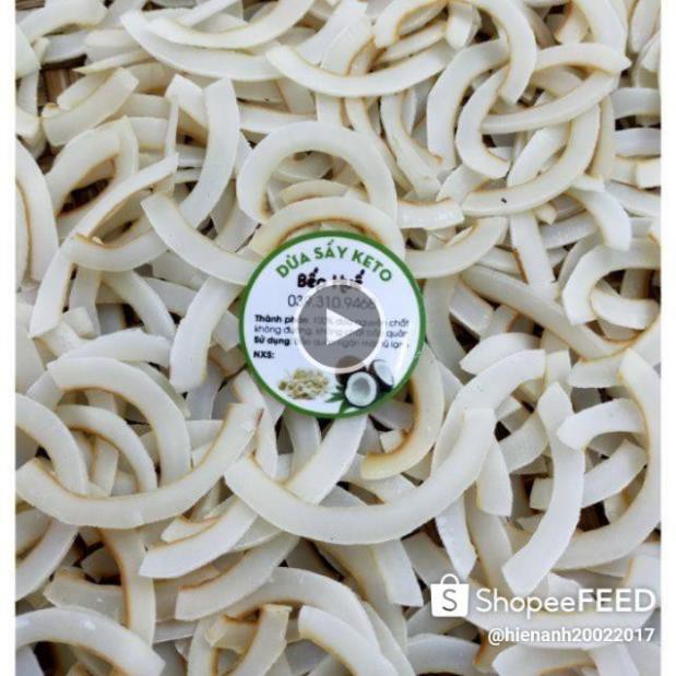 [Keto] 500g Dừa sấy giòn nguyên chất ngọt tự nhiên - Healthy