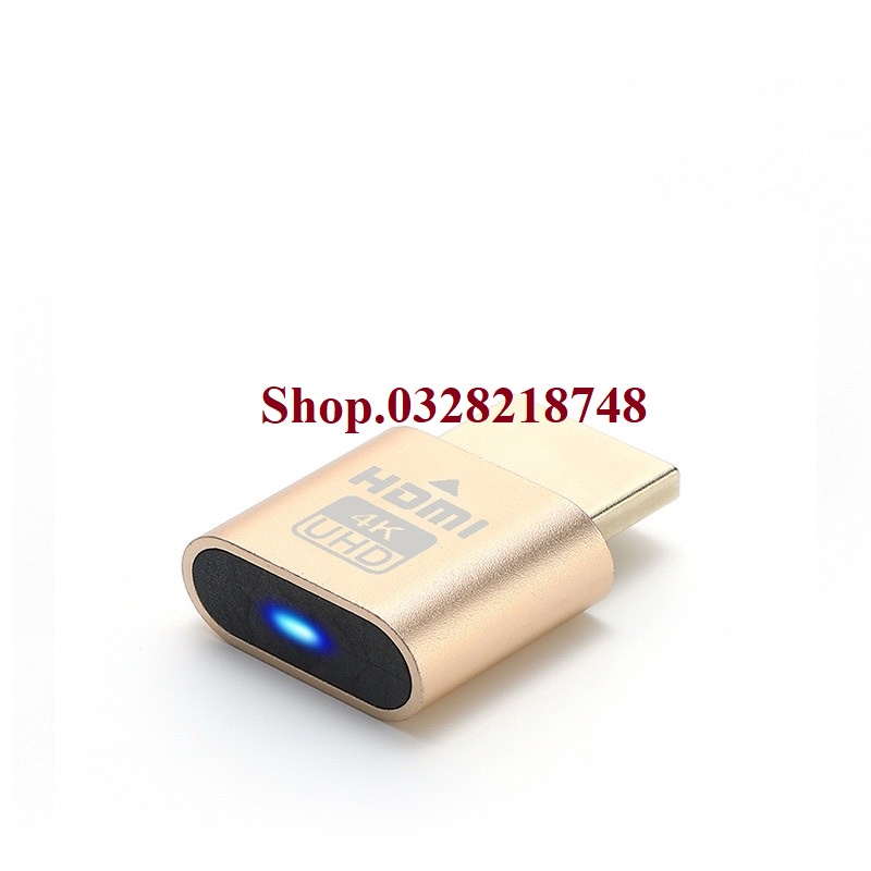 [VN] HDMI Dummy 4K, HDMI ảo 4K chất lượng cao - Bộ Điều Hợp Màn Hình Ảo HDMI giả lập