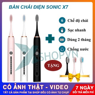 Bàn Chải Điện Sonic X7 Thế Hệ Mới,- Bàn Chải Đánh Răng Điện Công Nghệ Hiện Đại Cho Cuộc Sống Tiện Lợi Hơn