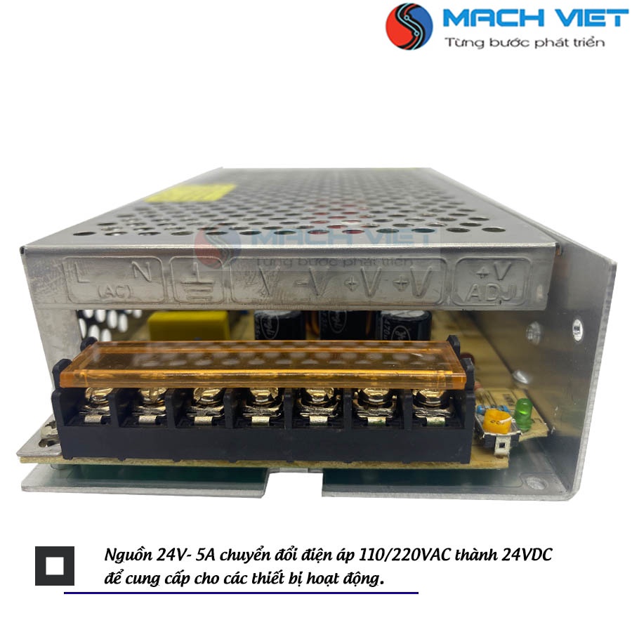 Nguồn tổ ong 24V 100W kích thước nhỏ gọn theo chuẩn nguồn Meanwell