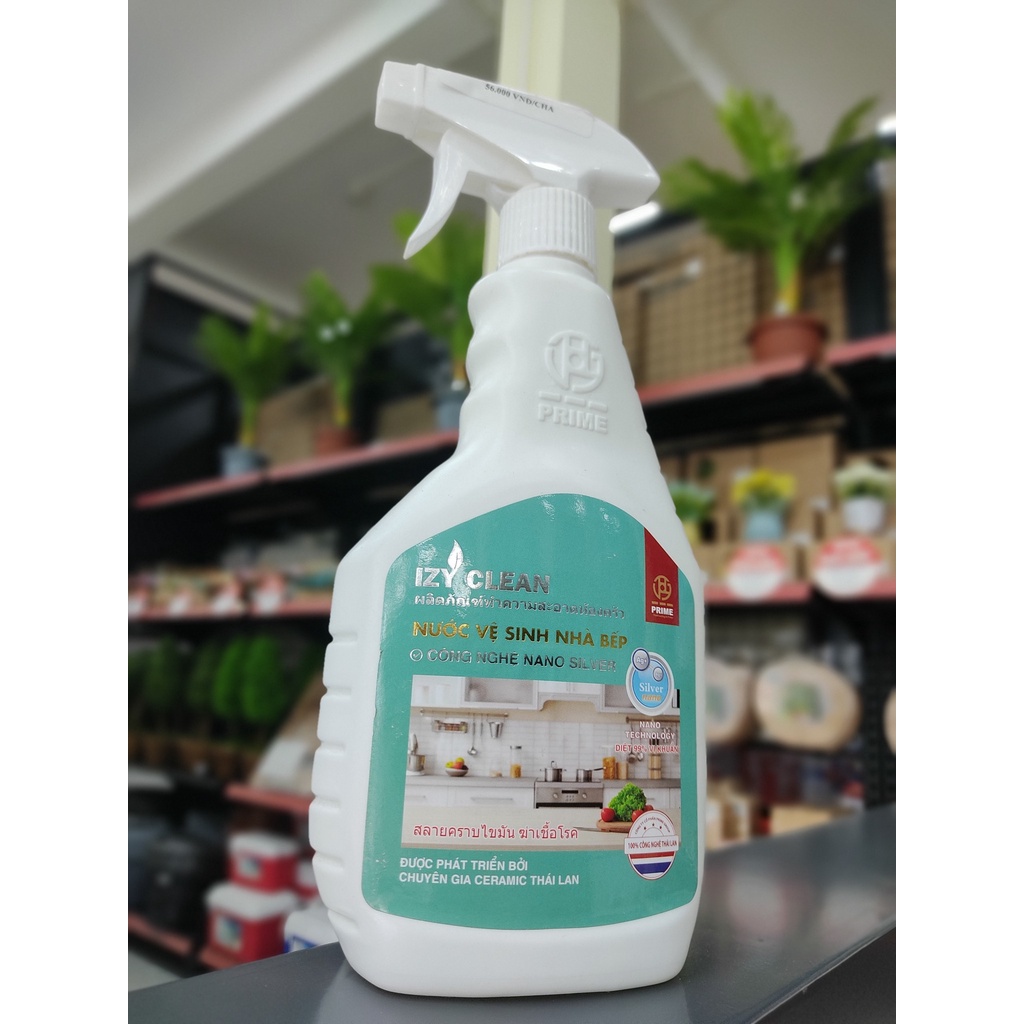 Nước Tẩy Rửa Dầu Mỡ Nhà Bếp Izy Clean 550ml - Phân Phối Chính Hãng Bởi SCG Home