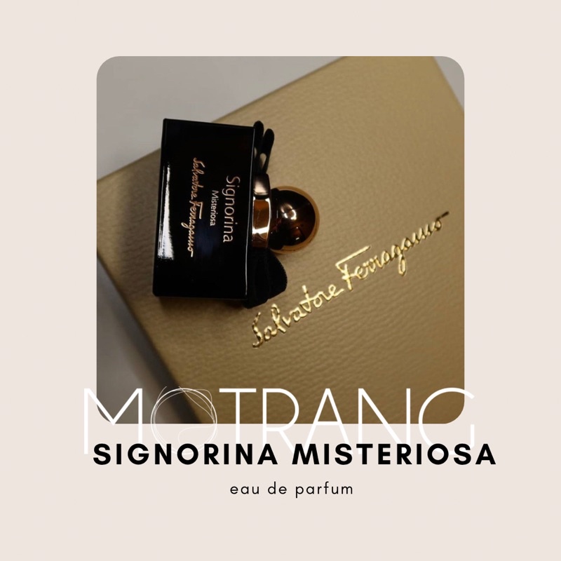 Nước Hoa Nữ Salvatore Ferragamo Signorina Misteriosa EDP (Đen) Quyền Lực, Lôi Cuốn 5ml - 10ml - 20ml