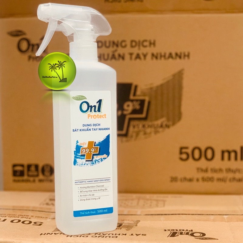 [Q10] 500ml Dung Dịch Rửa Tay Khô On1 Hương BamBoo Charcoal 500ml DB500
