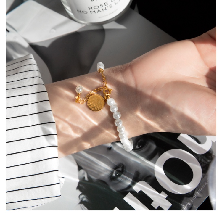 [FreeShip] Lắc tay vòng tay nữ titan chuỗi hạt H9-209 - CAM KẾT KHÔNG BAY MÀU