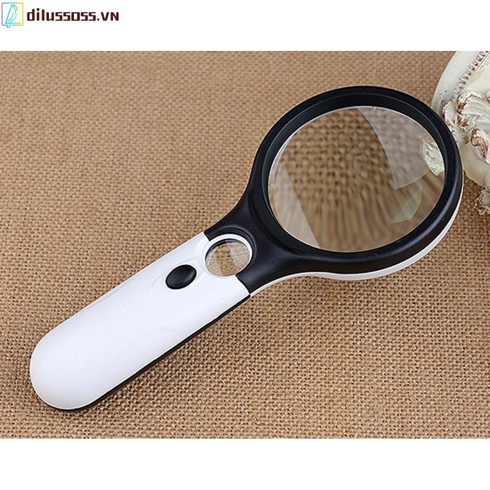 Kính Lúp Cầm Tay Có Đèn Led Tiện Dụng