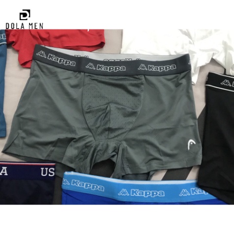Quần Lót Poly Boxer Nam Sport Gym - thun lạnh korea Head, Kappa, K-Swiss