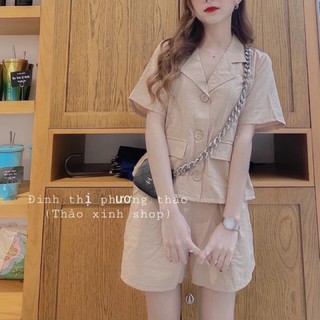 Set vest ❄️☃️⛅️🌻🌻 set vest đũi - lollipop