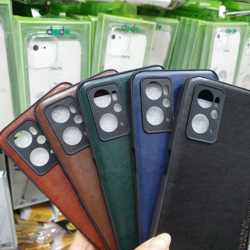 Ốp lưng Realme 9i dẻo giả vân da