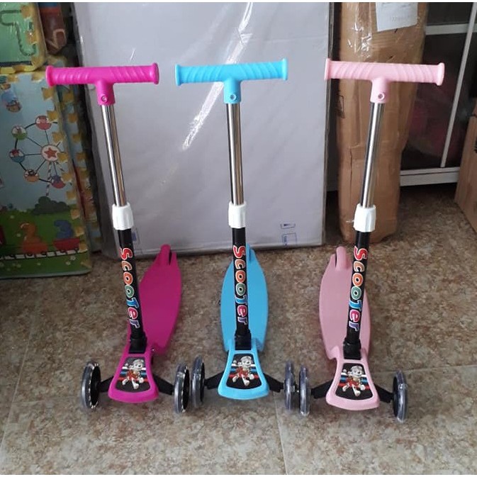 [KHO SỈ] Xe trượt Scooter 3 chế độ hàng Cao cấp (có phanh chân + điều chỉnh cao thấp)