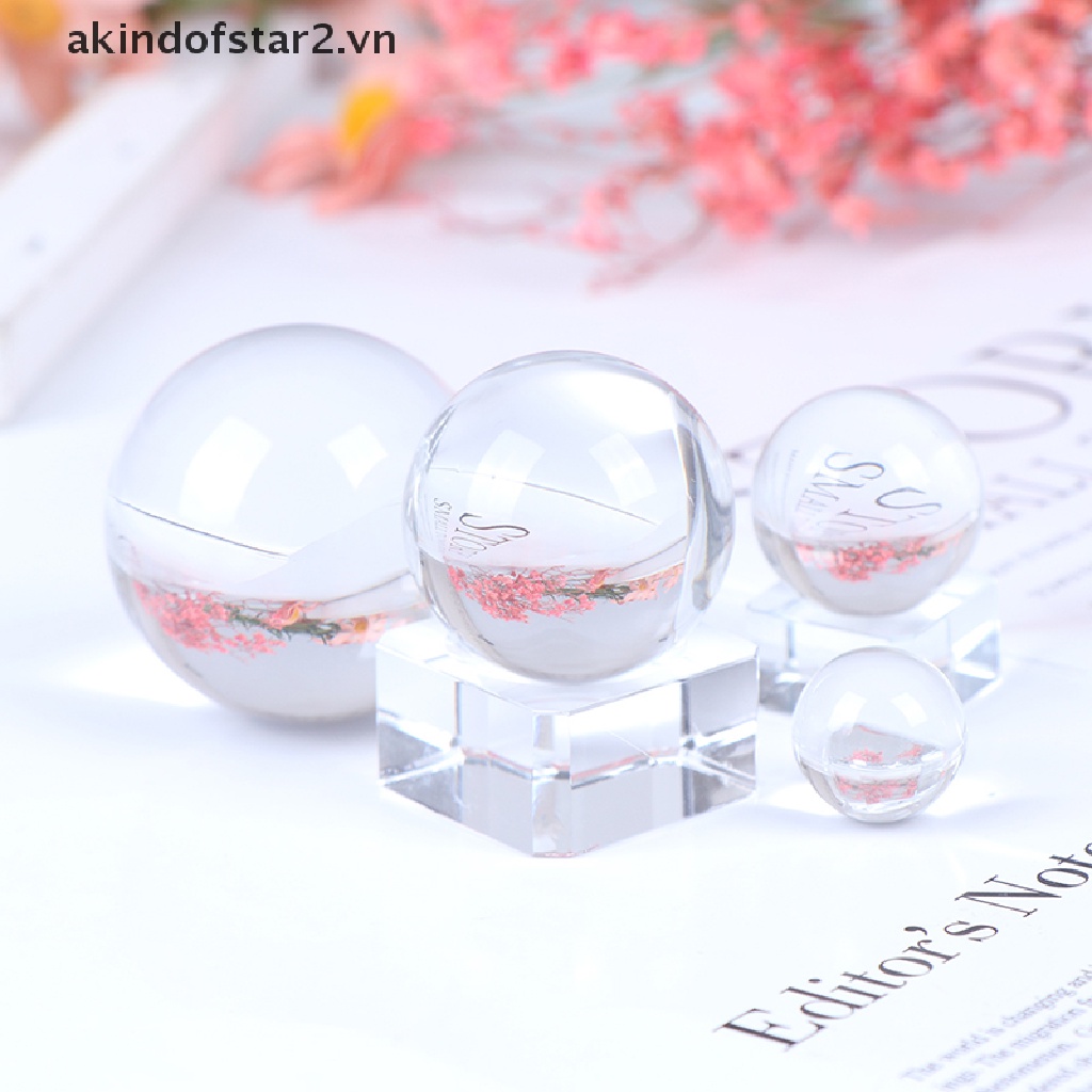 1Pc Clear Crystal Ball Quartz Healing Sphere Photography Props Home Decor