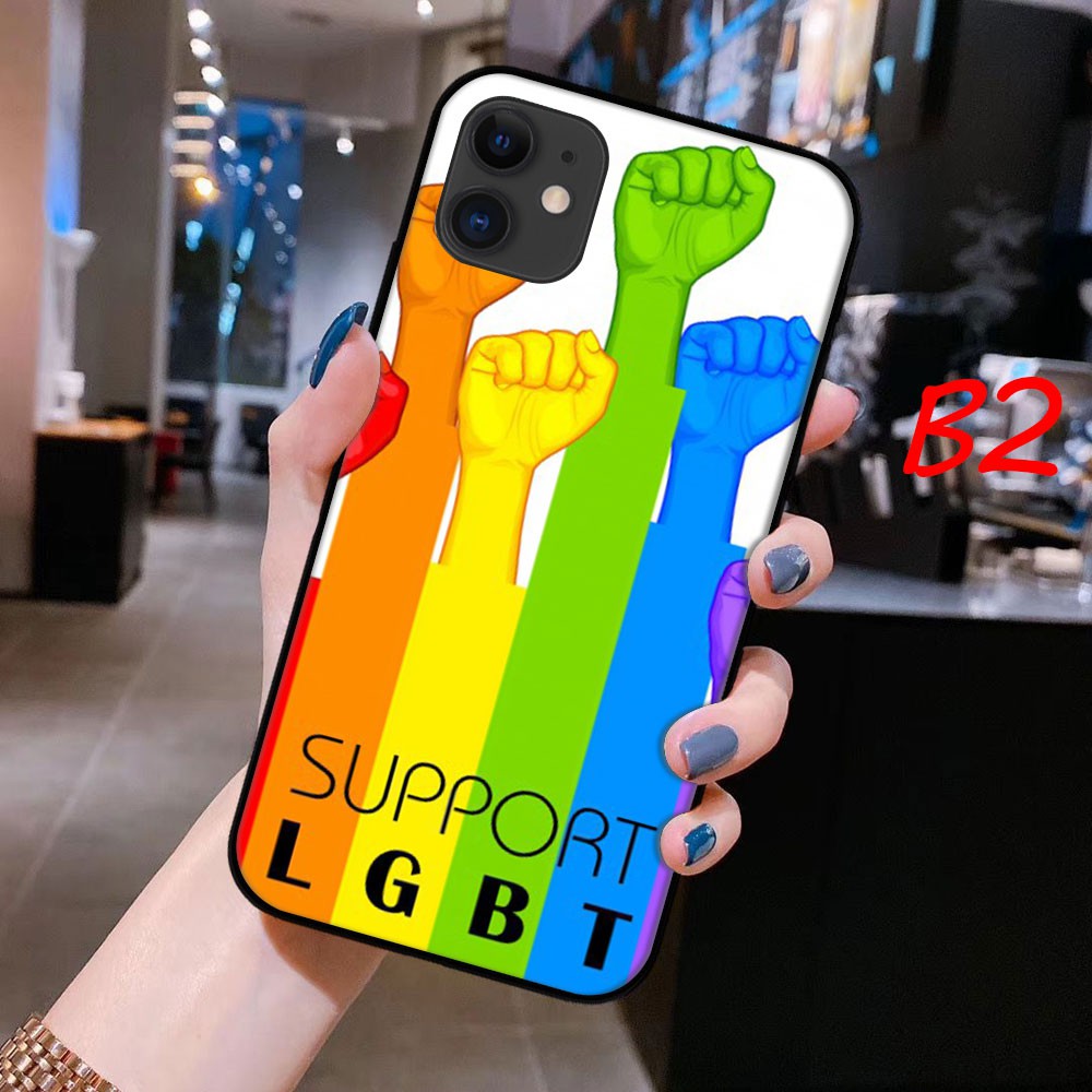 Ốp điện thoại in hình LGBT cầu vồng cho iPhone 11 Pro Max XS MAX XR X 8 7 6s 6 Plus SE 2020