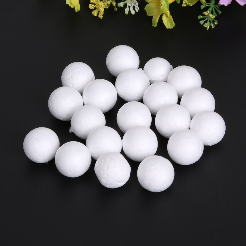 Set 20 hạt xốp tròn chuyên dụng tạo hình trang trí làm bánh