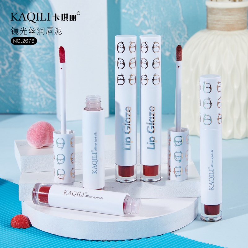 Son môi KAQILI dưỡng ẩm không phai màu hiệu ứng gương mượt mà