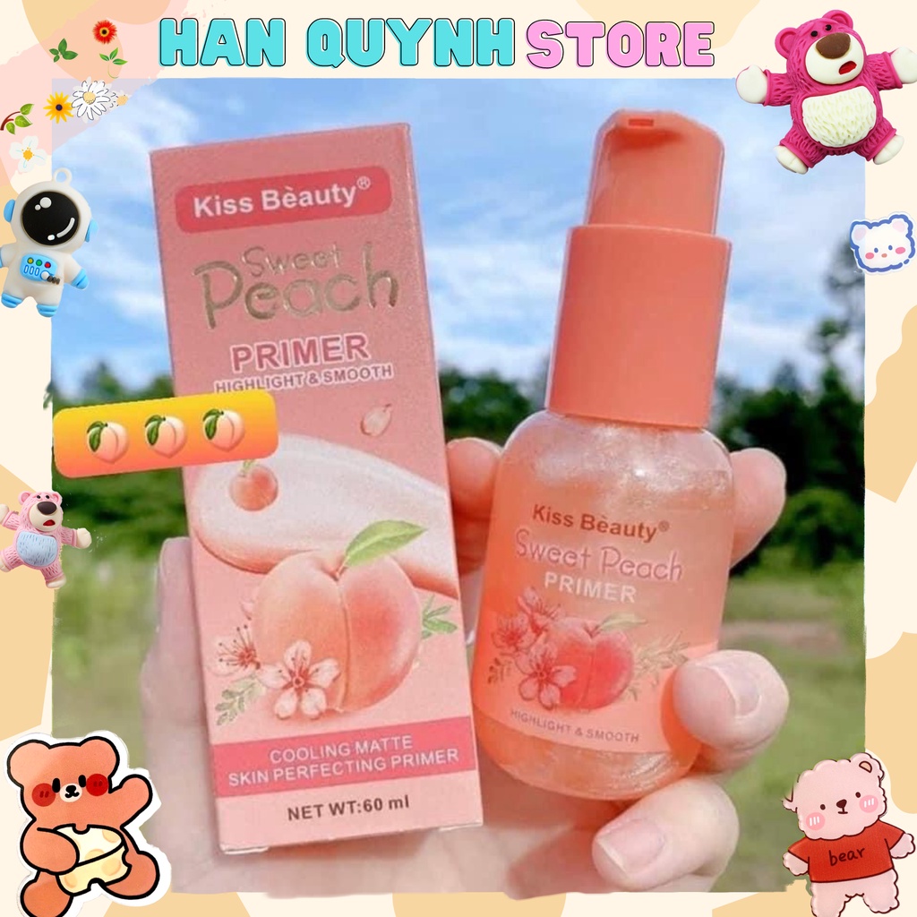 Kem Lót Bắt Sáng Peach Đào KissBeauty