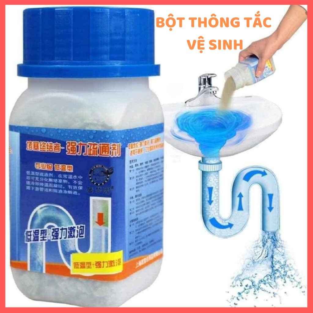 Lọ Bột Thông Cống, Thông Tắc Vệ Sinh Cực Mạnh