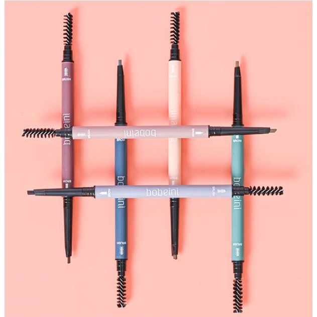 Chì kẻ mày 2 trong 1 / chì kẻ mày / không thấm nước, không thấm mồ hôi, lâu trôi, không dễ phai, Chì kẻ mày siêu mảnh hai đầu / chì kẻ mày tích hợp