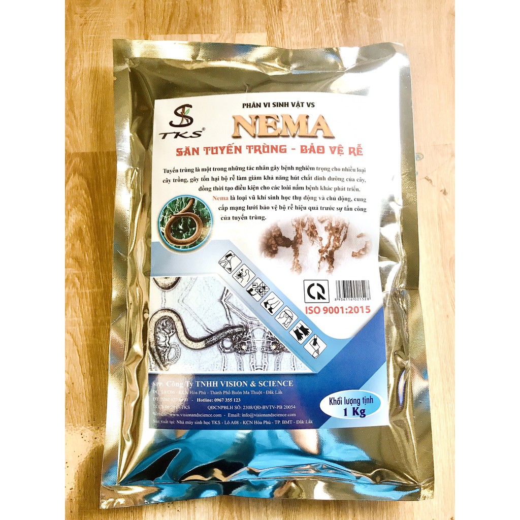 TKS NEMA: NẤM SĂN TUYẾN TRÙNG RỄ - Bảo Vệ Rễ Gói 1kg