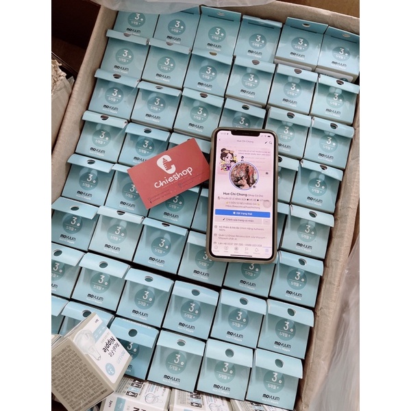 Núm ti bình sữa cho bé Moyuum nội địa hàn quốc siêu mềm chính hãng