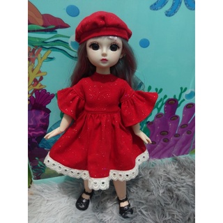 Váy xinh cho búp bê 30 cm