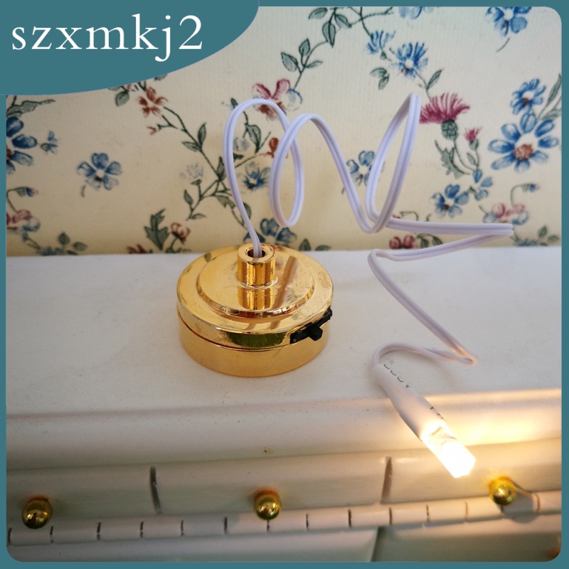 Mô Hình Đèn LED Tỉ Lệ 1 / 12 Trang Trí Nhà Búp Bê BJD szxmkj2