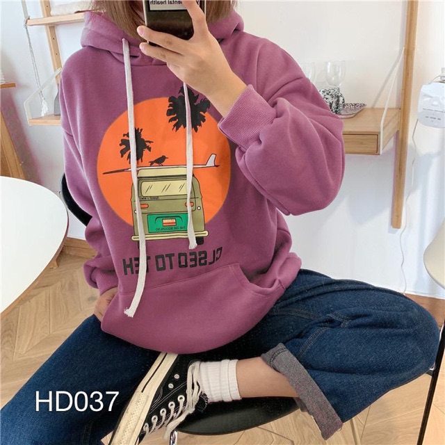 Áo hoodie nam nữ VN CLO in hình và chữ clseo toteh - HD037