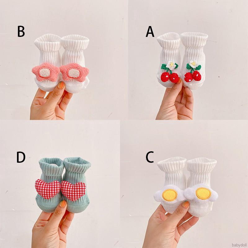 Đôi Vớ Chống Trượt In Hình Động Vật Hoạt Hình Dễ Thương Cho Bé