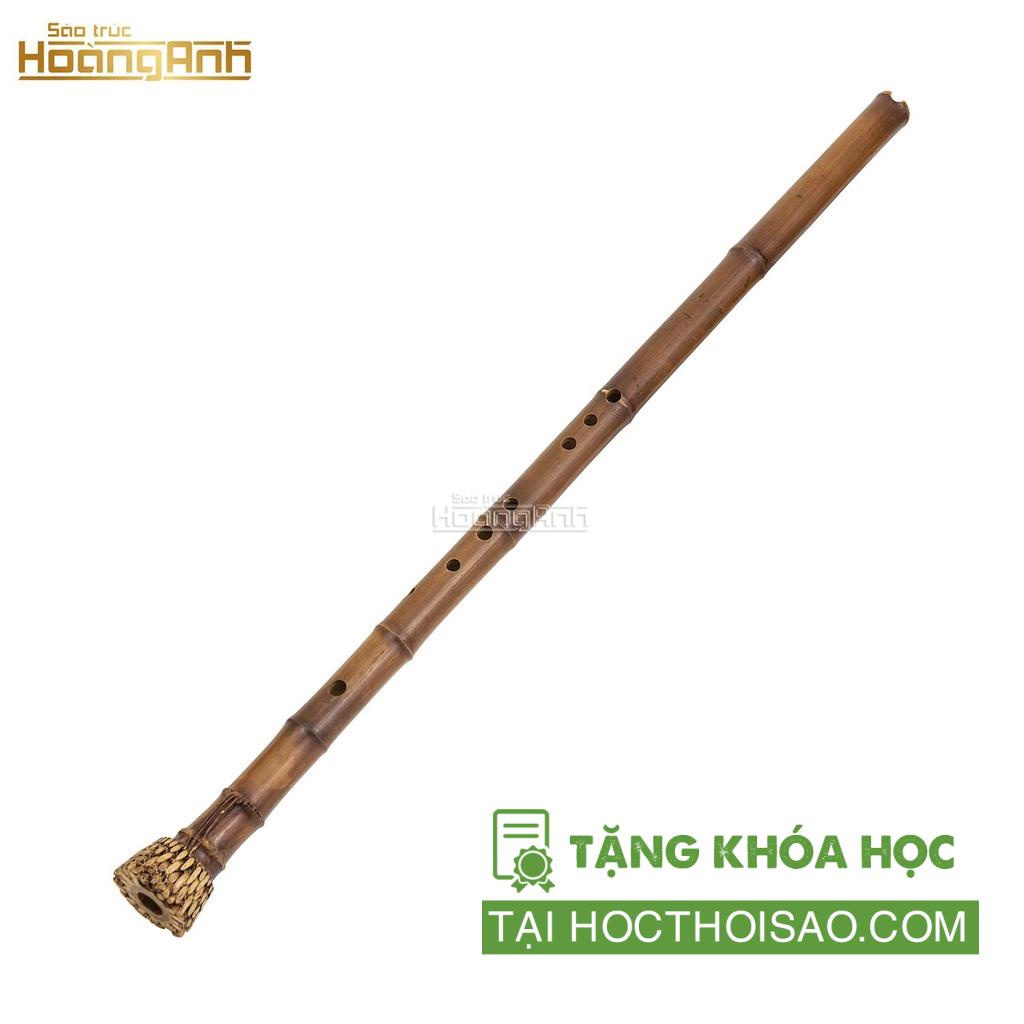 Tiêu Bát Khổng Cao Cấp - Loại Hun Khói có Gốc - Tiêu Trúc dễ thổi âm thanh trầm ấm | Tặng khóa học | Sáo Trúc Hoàng Anh