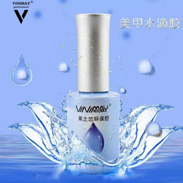 Top giọt sương Vinimay, gel tạo loang vân đá Thiên Di Nail