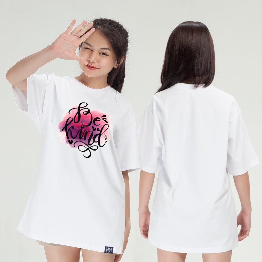 Áo thun nữ phom rộng Cotton thoáng mát chiếc áo về sự tử tế MVR KK3834