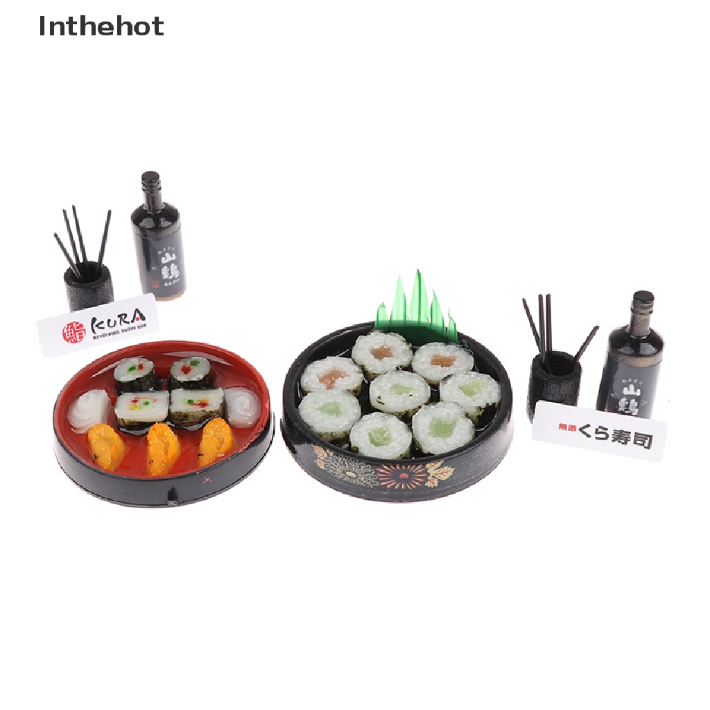 Mô Hình Hộp Cơm sushi mini Trang Trí Nhà Búp Bê
