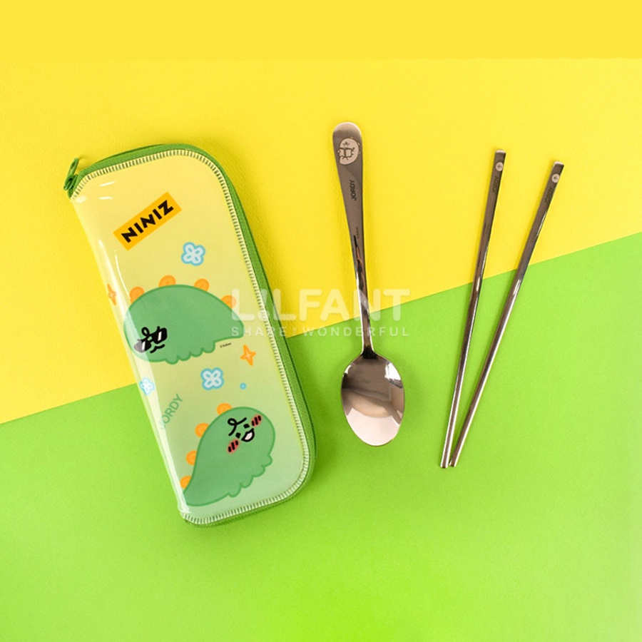 Set Thìa Đũa Kakao Friends Niniz dễ thương siêu cute KF7043
