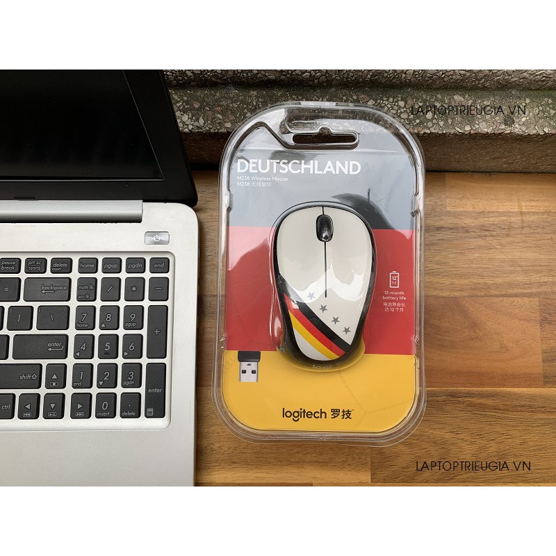 Chuột không dây Logitech M238  DEUTSCHLAND - Chính hãng