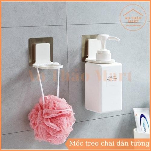 Móc Treo Chai Dán Tường Thông Minh, Giá Treo Chai Dầu Gội Sữa Tắm Siêu Dính