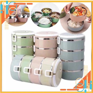 Cặp lồng cơm - Cà mên 4 tầng lúa mạch