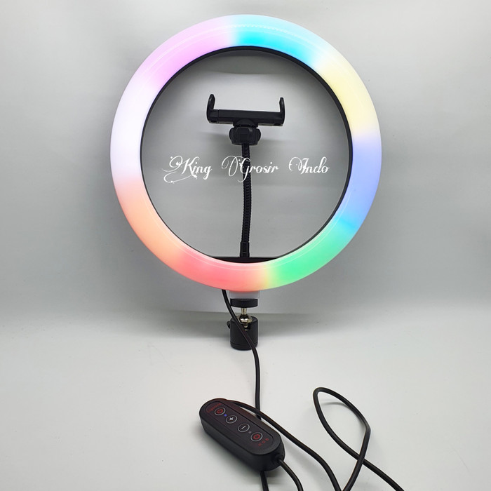 Vòng Đèn Led Rgb Mj26 / Lr988 10 Inch / 26cm Hỗ Trợ Chụp Ảnh Cho Studio