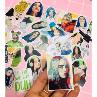 10-50 hình sticker Billie Eilish decal(random hình)