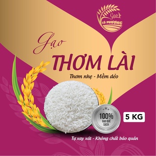Gạo Thơm Lài túi 5kg thơm ngon, mềm dẻo - Gạo Cô Phượng