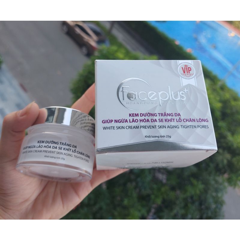 KEM FACEPLUS DƯỠNG TRẮNG DA NGỪA LÃO HÓA DA 25G