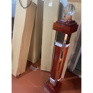 Trụ cái inox trụ cầu thang đầu thủy tinh