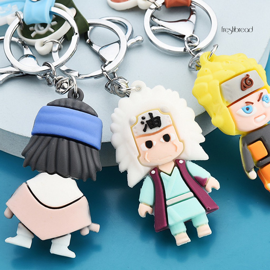 Móc Khóa S21Xanime Ninja Warrior Naruto Itachi Uchiha Kakashi Jiraiya Sasuke