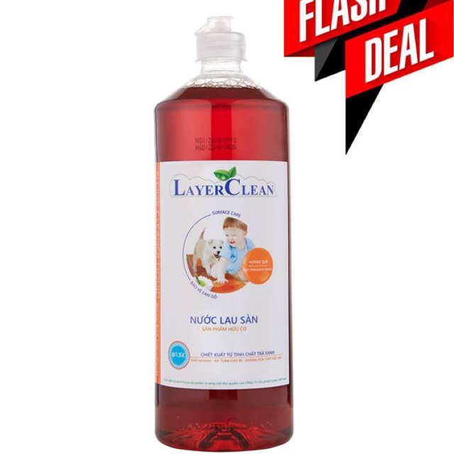 Nước lau sàn Layer Clean 1.25l