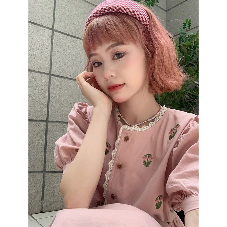 Đầm Ren Dài Ngang Eo Thêu Hoa Phong Cách Hàn Quốc Ngọt Ngào Thời Trang Mùa Hè Dành Cho Nữ