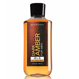 Sữa tắm gội nam Bath Body Works Dark Amber For Men 295ml